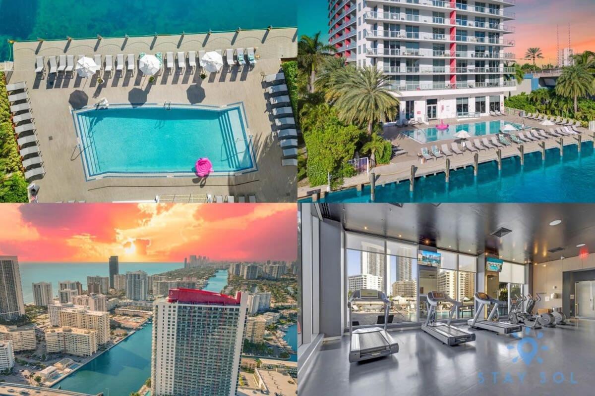 Balcony - Pool - Near Beach - Gym Hallandale Beach Εξωτερικό φωτογραφία